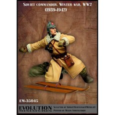EvolutionMiniatures塑膠模型 1/35蘇聯指揮官 二戰 1939-1942, 1個