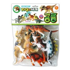 世界流通 自然世界 恐龍A 隨機出貨 公仔 7入, 1套