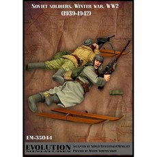 EvolutionMiniatures塑膠模型 1/35蘇聯士兵 二戰1939-1942, 1個