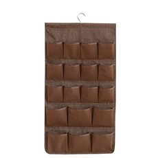 ANTS 素色多功能懸掛式儲物袋, 棕色的