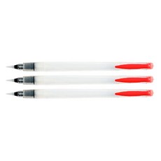 풀컬러즈 간편한 워터브러쉬, 직경 5.0mm, 길이 15mm, 3개