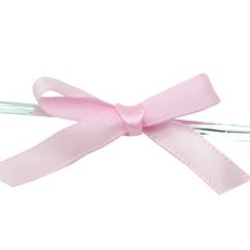 도나앤데코 심플 베이직 리본타이, 연핑크, 50개입