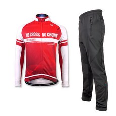 2NDWIND 拼色長袖外套+長褲套裝 JFP207