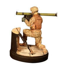 AirborneMiniature塑膠模型 1/16 U.S.M.C. SMAW gunner, 1個