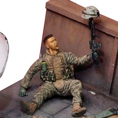 AirborneMiniature塑膠模型 1/35 美國海軍陸戰隊 伊拉克, 1個