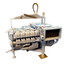 完美比例1/35豹1型動力裝置塑膠模型 PS35104, 1個