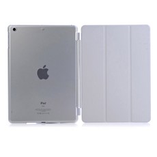 에이프릴16 아이패드 스마트커버 & 투명바닥케이스, 라이트그레이