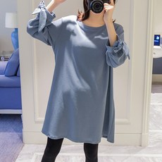 스위트나인 임부복 리본소매 루즈핏 티셔츠