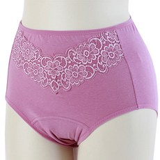 Cary Lucy 4層布料素色尿失禁內褲, 印度粉