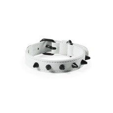 유나이티드펫츠 보스 강아지 목걸이, 화이트