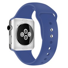 오펜트 애플워치 울트라 9 8 SE 7 6 5 4 3 호환 스포츠 원톤밴드 38/40/41mm S/M, 블루, 1개