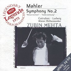 GUSTAV MAHLER - SYMPHONY NO.2/ ZUBIN MEHTA 유럽수입반, 1CD
