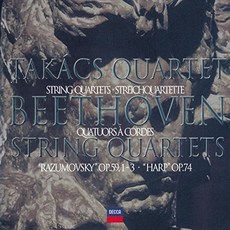 LUDWIG VAN BEETHOVEN - STRING QUARTETS OP.59 74 ETC/ TAKACS QUARTET 유럽수입반, 2CD