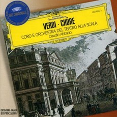 GIUSEPPE VERDI - CHORE/ CLAUDIO ABBADO 유럽수입반, 1CD