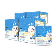 엘빈즈 닥터래빗 건강구미젤리 칼슘 + 비타민D 요거트맛, 210g, 4박스