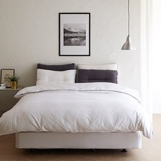 La Pomme 優質四季被胎+被套組, 都市白