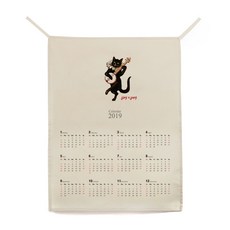 109牆壁天花板裝飾花環日曆, CAS001