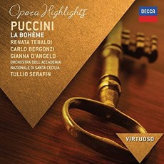 GIACOMO PUCCINI - LA BOHEME: HIGHLIGHTS/ TULLIO SERAFIN VIRTUOSO EU수입반, 1CD