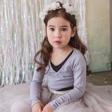 Tablier 女童芭蕾裹身開衫