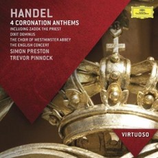 GEORGE FRIDERIC HANDEL - ZADOK THE PRIEST/ SIMON PRESTON VIRTUOSO EU수입반, 1CD
