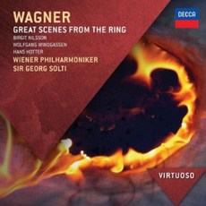 RICHARD WAGNER - GREAT SCENES FROM THE RING/ GEORG SOLTI VIRTUOSO EU수입반, 1CD