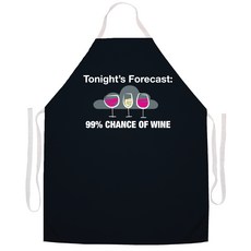애티튜드에이프런즈 투나잇츠 포캐스트 에이프런, 혼합 색상, 1개