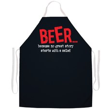 애티튜드에이프런즈 비어 스토리 에이프런, 혼합 색상, 1개