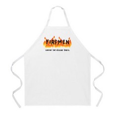 애티튜드에이프런즈 파이어멘 에이프런, 혼합 색상, 1개