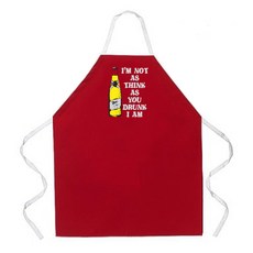 애티튜드에이프런즈 아임 낫 에즈 띵크 에이프런 앞치마, 혼합색상, 1개