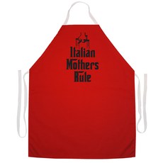 애티튜드에이프런즈 이탈리안 마더스 룰 에이프런, 혼합 색상, 1개