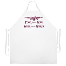 애티튜드에이프런즈 푸드 포 더 소울 에이프런, 혼합 색상, 1개