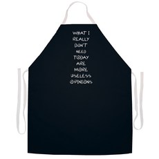 애티튜드에이프런즈 유슬리즈 오피니언즈 에이프런, 혼합 색상, 1개