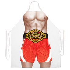 애티튜드에이프런즈 챔피언 그릴 마스터 에이프런, 혼합 색상, 1개
