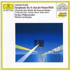 ANTONIN DVORAK - SYMPHONY NO.9 & 5 SLAVONIC DANCES/ HERBERT VON KARAJAN EU수입반, 1CD
