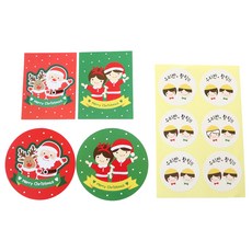 황씨네도시락 크리스마스 머핀컵덮개 소년소녀 10p + 머핀컵덮개 산타 10p + 캔디홀더 소년소녀 10p + 캔디홀더 산타 10p + 스티커 노랑모자우리반 40p, 1세트