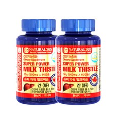 내츄럴365 슈퍼파워 밀크씨슬, 60정, 2개