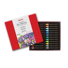 MUNGYO 油畫棒, 24 種顏色