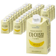 대상웰라이프 뉴케어 마이밀 바나나, 24개, 250ml