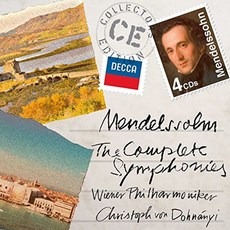 FELIX MENDELSSOHN - COMPLETE SYMPHONIES / CHRISTOPH VON DOHNANYI COLLECTOR`S EDITION EU수입반, 4CD
