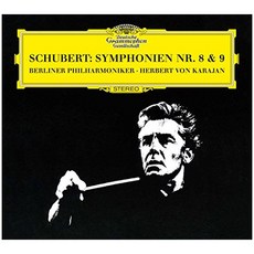 FRANZ SCHUBERT - SYMPHONIES NOS.8 & 9 / HERBERT VON KARAJAN DIGIPACK EU수입반, 1CD