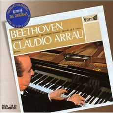 LUDWIG VAN BEETHOVEN - PIANO SONATAS / CLAUDIO ARRAU THE ORIGINALS EU수입반, 1CD