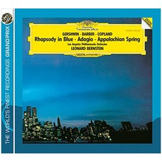 GEORGE GERSHWIN / SAMUEL BARBER / AARON COPLAND - RHAPSODY IN BLUE / ADAGIO / APPALACHIAN SPRING GRANDPRIX EU수입반, 1CD