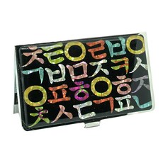 The Nuri Korea 傳統螺鈿名片盒 15入, 1層, 韓文