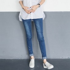 팡팡샵 임산부용 C 페인팅데님