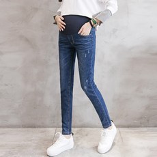 Pang Pang Shop 孕婦款 C字修身牛仔褲