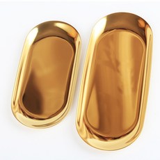 RIVER-GREEN 金色托盤珠寶架 2件組, 單一顏色