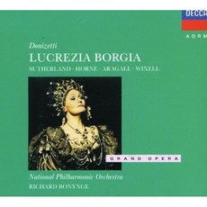 GAETANO DONIZETTI - LUCREZIA BORGIA/ JOAN SUTHERLAND RICHARD BONYNGE EU수입반, 1CD