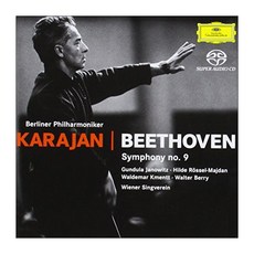 LUDWIG VAN BEETHOVEN - SYMPHONY NO.9/ HERBERT VON KARAJAN SACD HYBRID EU수입반, 1CD