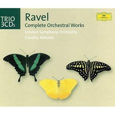 MAURICE RAVEL - COMPLETE ORCHESTRAL WORKS/CLAUDIO ABBADO EU수입반, 3CD