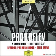 SERGEI PROKOFIEV - 7 SYMPHONIES/LIEUTENANT KIJE/OZAWA EU수입반, 4CD